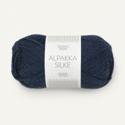 Sandnes Garn Alpakka Silke midnight blue