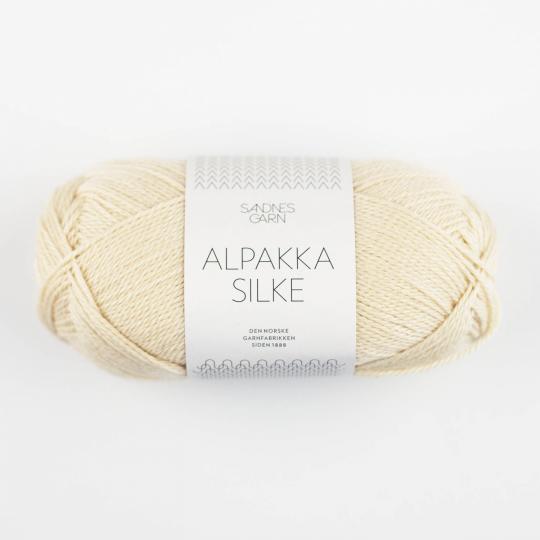 Sandnes Garn Alpakka Silke creme