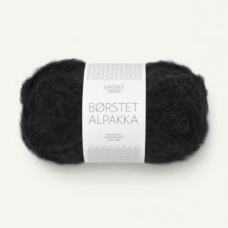 Sandnes Garn Borstet Alpakka black