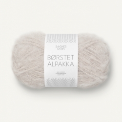 Sandnes Garn Borstet Alpakka pearl grey