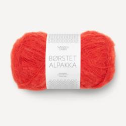 Sandnes Garn Borstet Alpakka scarlet red