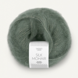 Sandnes Garn Silk Mohair støvet olivengrønn