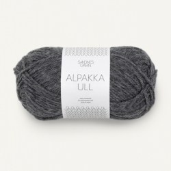 Sandnes Garn Alpakka Ull dark grey mottled