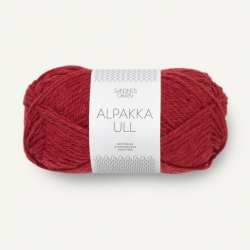 Sandnes Garn Alpakka Ull dyp rod