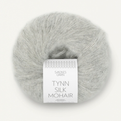 Sandnes Garn Tynn Silk Mohair light grey mottled
