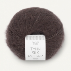 Sandnes Garn Tynn Silk Mohair mork sjokolade