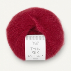 Sandnes Garn Tynn Silk Mohair dyp rød