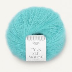 Sandnes Garn Tynn Silk Mohair bla turkis