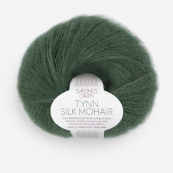 Sandnes Garn Tynn Silk Mohair dyp skoggrønn