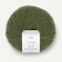 Sandnes Garn Tynn Silk Mohair olivengronn