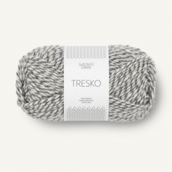 Sandnes Garn Tresko grey/white