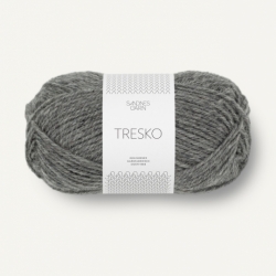 Sandnes Garn Tresko grey mottled