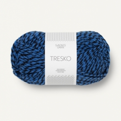 Sandnes Garn Tresko blue/black