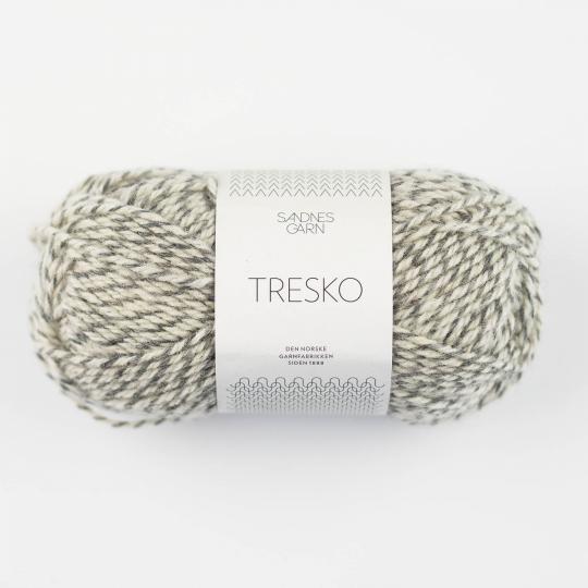 Sandnes Garn Tresko grey/white