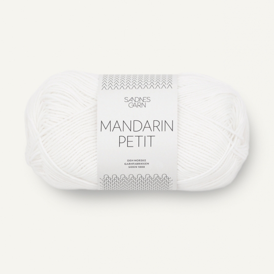 Sandnes Garn Mandarin Petit white