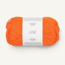 Sandnes Garn Line orange tiger