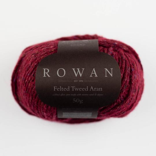 Rowan Felted Tweed Aran cherry