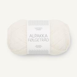 Sandnes Garn Alpakka Folgetrad hvit