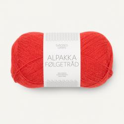 Sandnes Garn Alpakka Folgetrad scarlet red