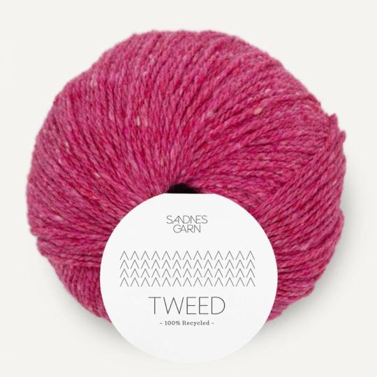 Sandnes Garn Tweed recycled Magenta