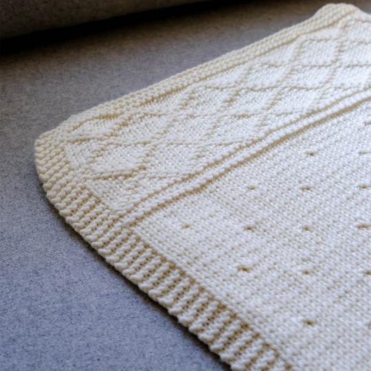 Kremke Soul Wool Pattern Merry Baby Blanket englisch