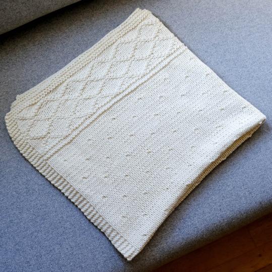 Kremke Soul Wool Pattern Merry Baby Blanket deutsch