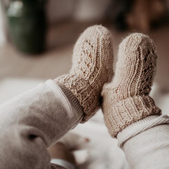 BC Garn Anleitung Babysocken Ole Sokker  deutsch