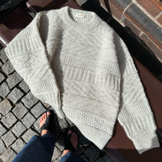Sandnes Garn Anleitung Storm Sweater deutsch