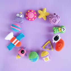 Kremke Soul Wool Amigurumi Kalender 2024 Set von Garnknuten 