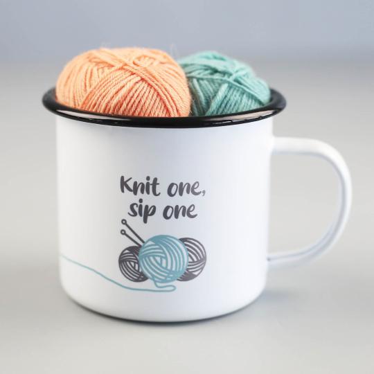 Kremke Soul Wool Limited Edition Soul Wool Tasse  Knit one, sip one