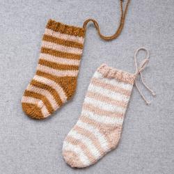 BC Garn Anleitung Anhänger Weihnachtssocke