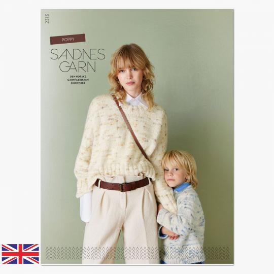 Sandnes Garn Sandnes Garn Anleitungsheft 2313 Poppy englisch