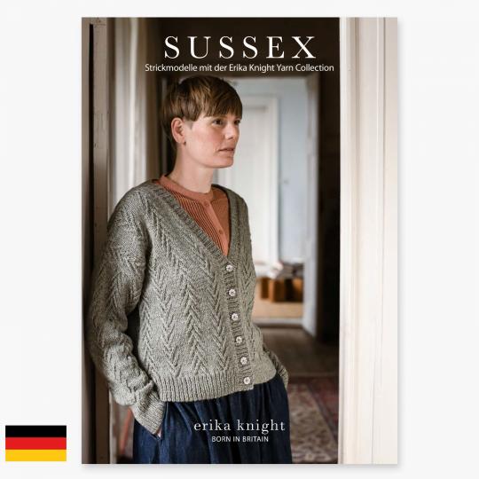 Erika Knight Pattern Booklet Sussex deutsch