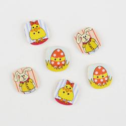 Jim Knopf Cocos button set easter motivs