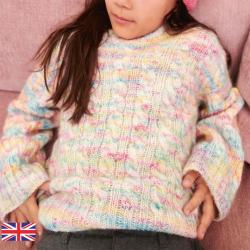 Sandnes Garn Sandnes Garn Einzelanleitungen 2401 Mykt til barn Bonnie Sweater Junior (englisch)