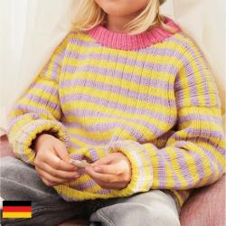 Sandnes Garn Sandnes Garn Patterns 2401 Mykt til barn Sedrick Pullover Junior (deutsch)