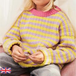 Sandnes Garn Sandnes Garn Patterns 2401 Mykt til barn Sedrick Sweater Junior (englisch)