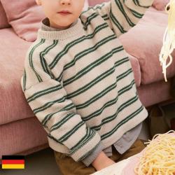 Sandnes Garn Sandnes Garn Patterns 2401 Mykt til barn Aaron Pullover Junior (deutsch)