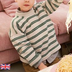 Sandnes Garn Sandnes Garn Patterns 2401 Mykt til barn Aaron Sweater Junior (englisch)