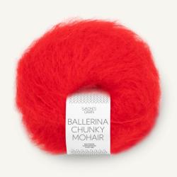 Sandnes Garn Ballerina Chunky Mohair 4018 scarlet red
