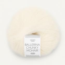 Sandnes Garn Ballerina Chunky Mohair hvit