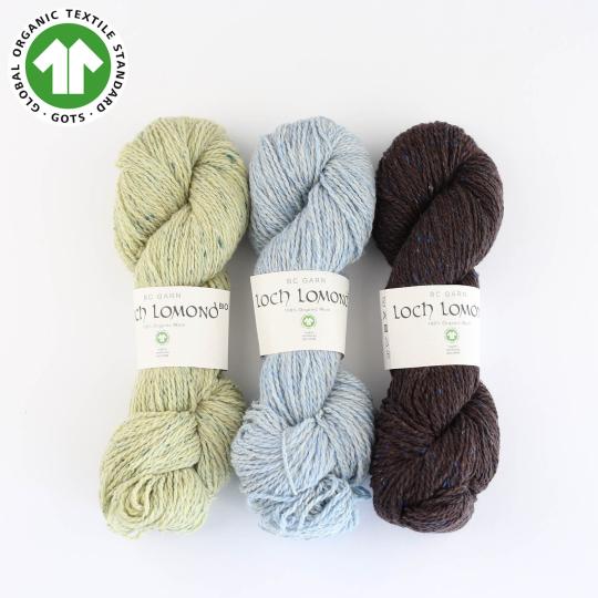 BC Garn Loch Lomond GOTS Sale-Farben Eierschale