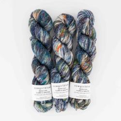 Cowgirl Blues Merino Linen Farbverlauf handgefärbt 9 to 5