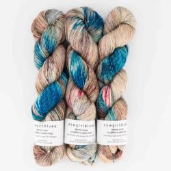 Cowgirl Blues Merino Linen Farbverlauf handgefärbt Stop! In the Name of Love