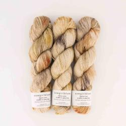 Cowgirl Blues Merino Linen Farbverlauf handgefärbt Pata Pata