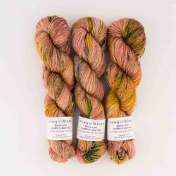 Cowgirl Blues Merino Linen Farbverlauf handgefärbt Someone like You