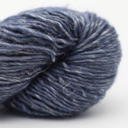 Cowgirl Blues Merino Linen solid hand dyed Airforce