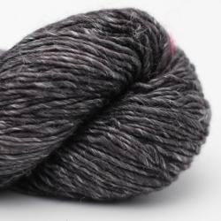 Cowgirl Blues Merino Linen solid hand dyed Charcoal
