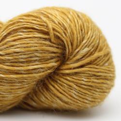 Cowgirl Blues Merino Linen solid hand dyed Mustard