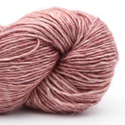 Cowgirl Blues Merino Linen solid hand dyed Faded Rose